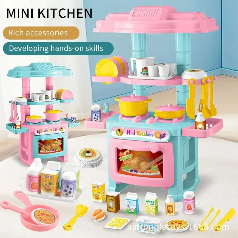 미니 주방 놀이 세트, DIY 조립식, 실제 요리와 유 - Kids Outdoor Kitchen Accessories 리뷰 및 가격