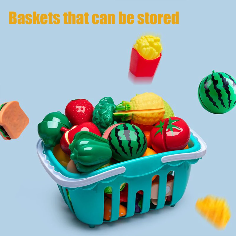 교육용 장난감 플라스틱 주방 놀이 세트 과일 야채 피자 - Kids Outdoor Kitchen Accessories 리뷰 및 가격