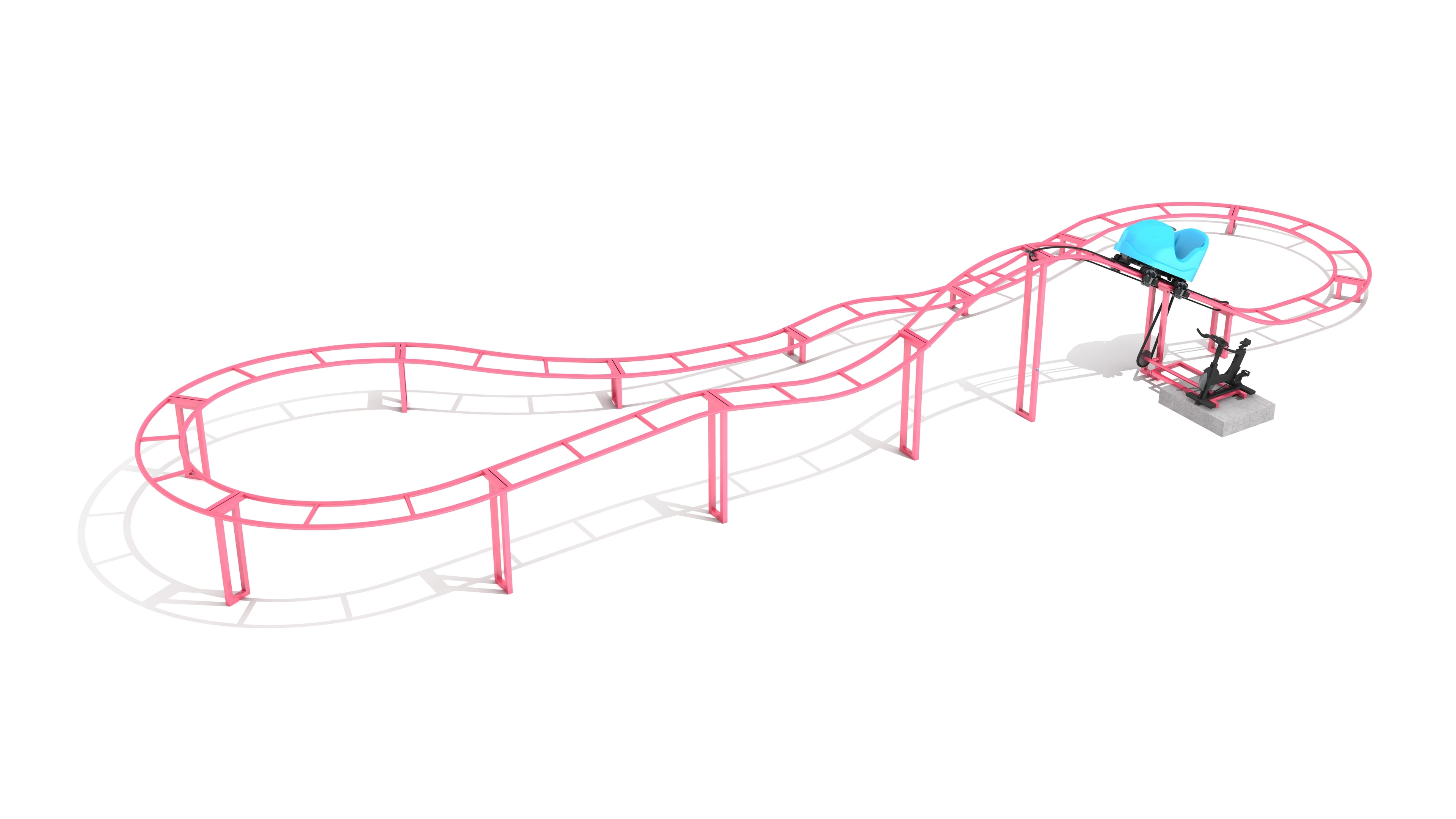 2026년 핫세일 스틸 키즈 롤러코스터 트랙 기차 수동 - Kids Outdoor Climbing Frame 리뷰 및 가격