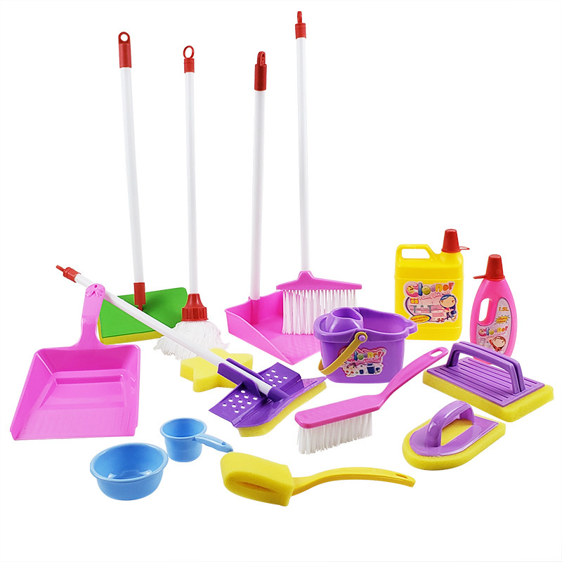 어린이용 시뮬레이션 라이프 청소 장난감, 먼지털이 청소 - Kids Outdoor Broom 리뷰 및 가격