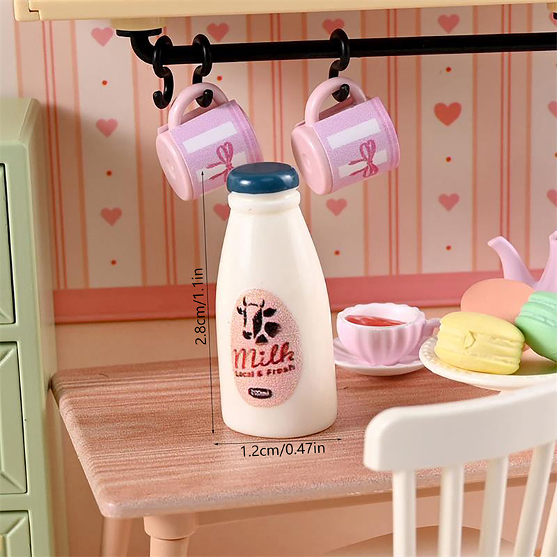 소형 음식 모델 장난감 우유 병 음료 인형 집 액세서리 - Kids Outdoor Kitchen Accessories 리뷰 및 가격